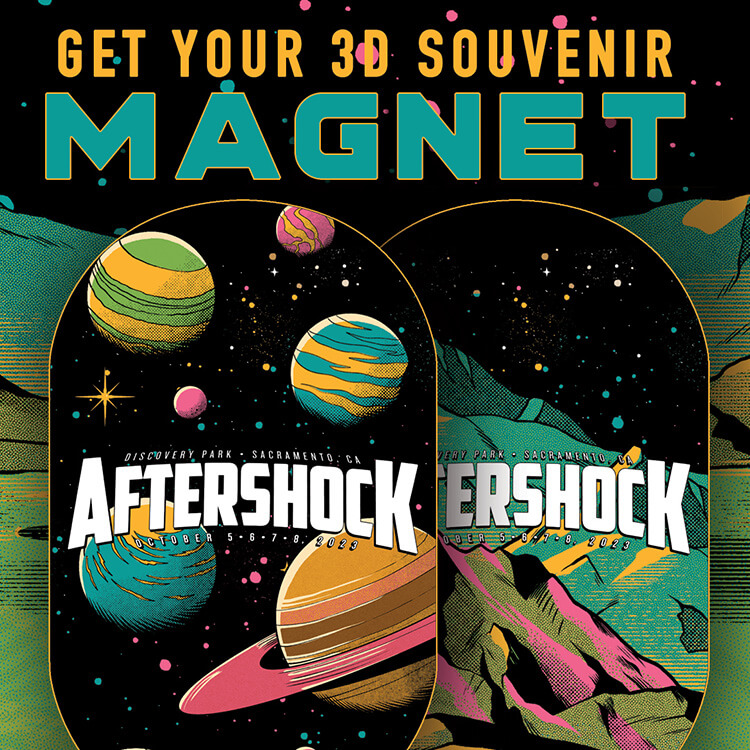 Merch Aftershock Festival October 1013, 2024 Sacramento, CA