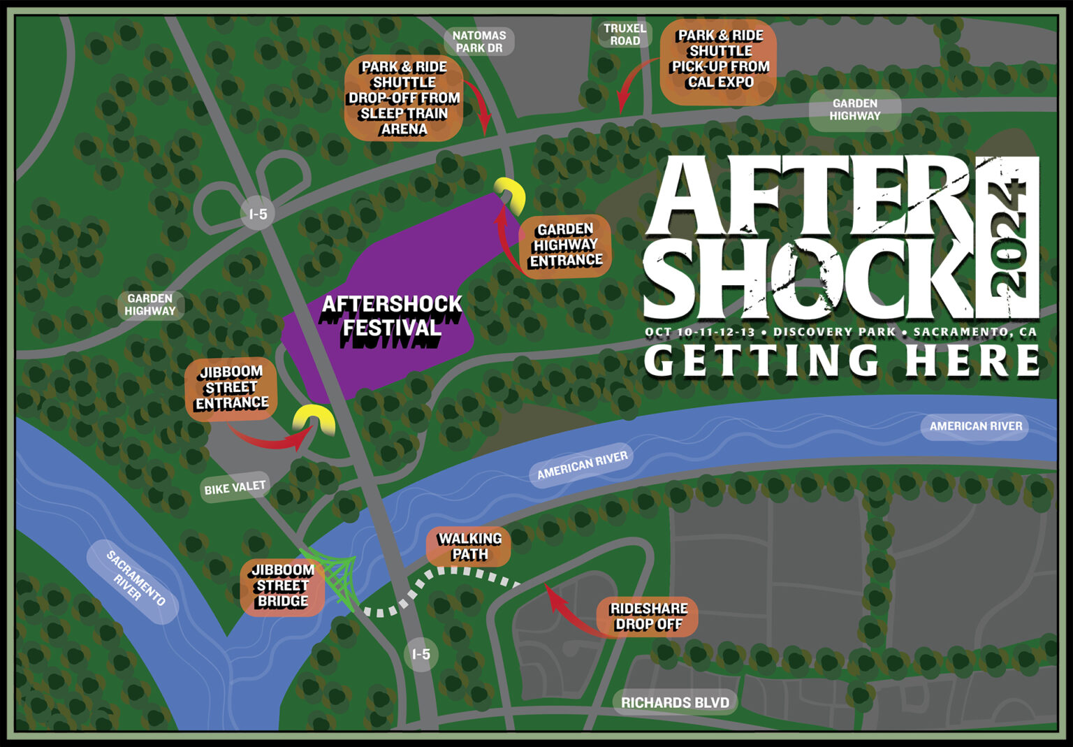 Getting Here Aftershock Festival 2024 October 1013, 2024